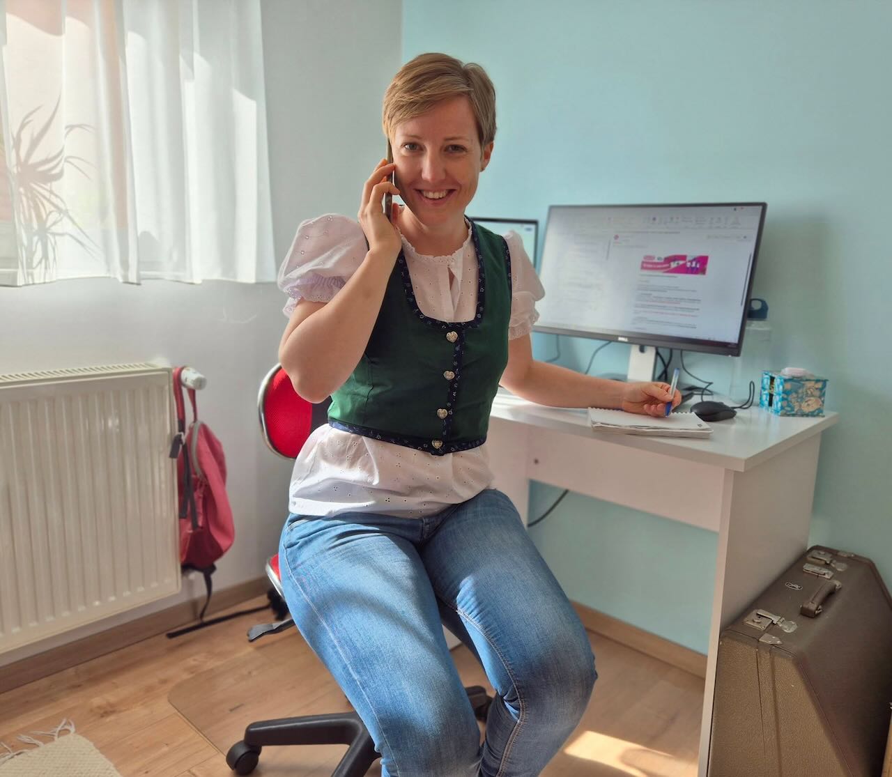 TrachtTag im Homeoffice - Zugeschickt von: Mariann Molnár